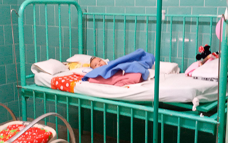 Alexa, paciente lactante atendida por el Servicio de Oncohematología del hospital pediátrico José Luis Miranda, de Santa Clara. Alexa, paciente lactante atendida por el Servicio de Oncohematología del hospital pediátrico José Luis Miranda, de Santa Clara.