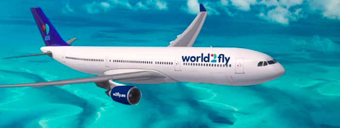 Vuelo de la agencia World2fly. Vuelo de la agencia World2fly.