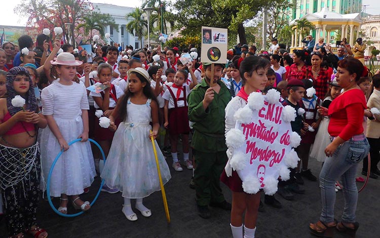 Desfile martiano, Santa Clara, 2017.