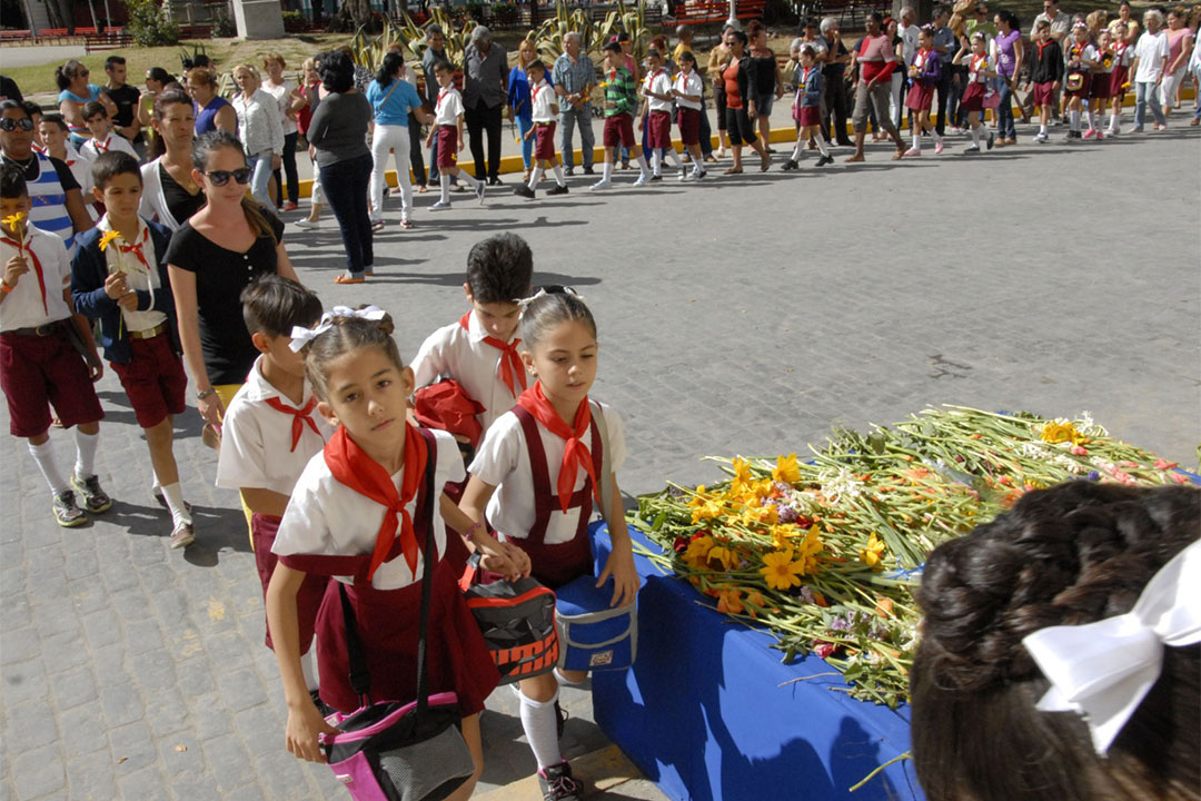 Homenaje a Fidel en la Biblioteca Provincial Martí.