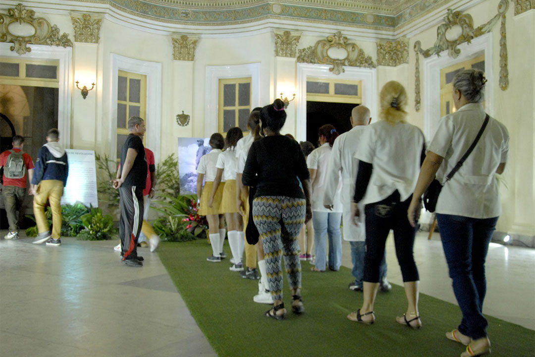 Homenaje a Fidel en la Biblioteca Provincial Martí.
