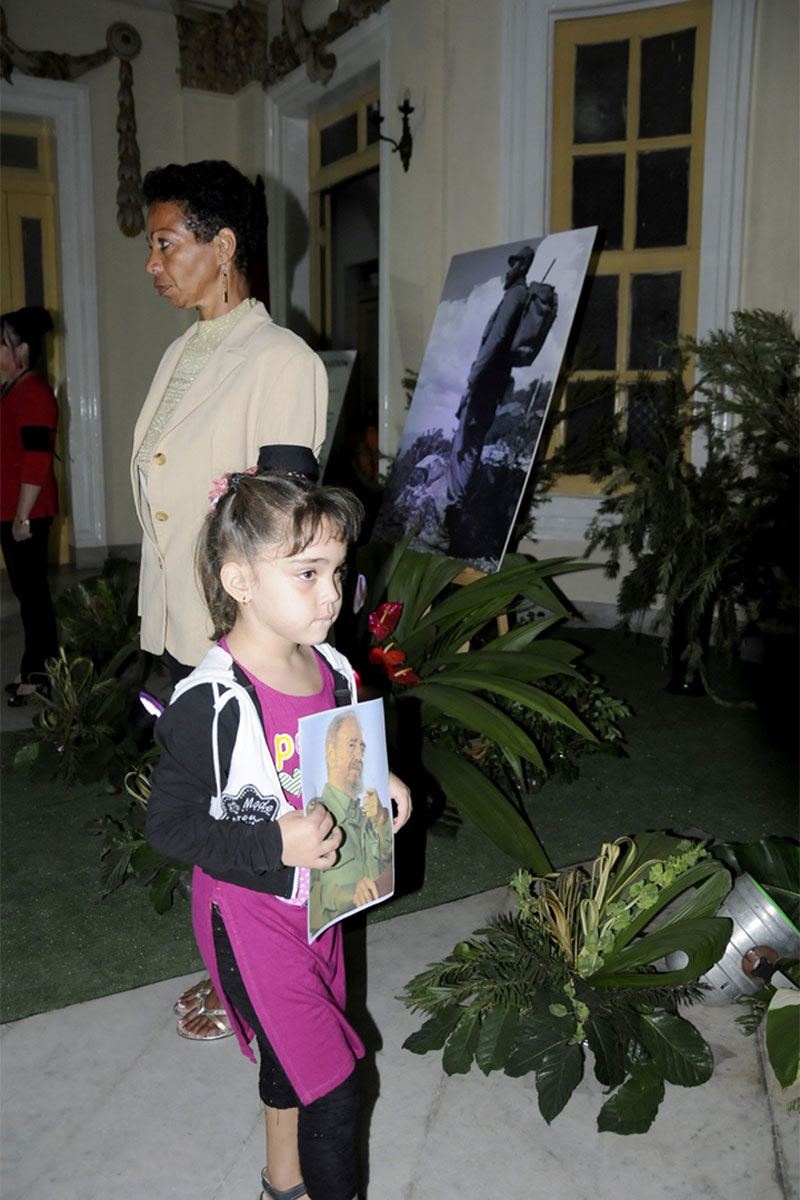Homenaje a Fidel en la Biblioteca Provincial Martí.