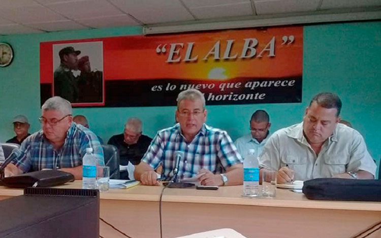 Ministro de la Agricultura en Villa Clara