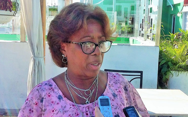 Cecilia Fonseca Rivera, del Centro del Clima en el Instituto de Meteorología de Cuba.
