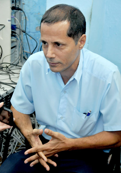Lorenzo Yanes, director provincial de los Jóvenes Clubes en Villa Clara. Lorenzo Yanes, director provincial de los Jóvenes Clubes en Villa Clara.
