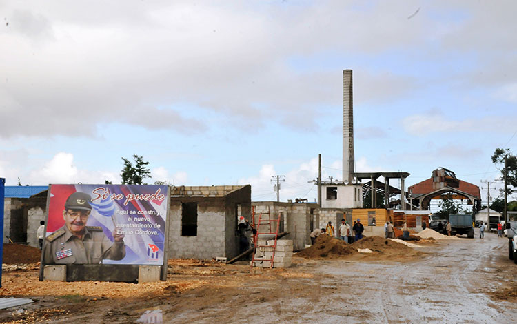 Batey del central Emilio Córdova.