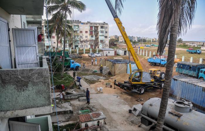 Construcción de viviendas en Cuba