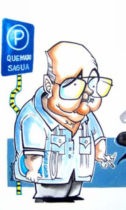 Caricatura de Enrique Núñez Rodríguez realizada por Pedro Méndez. Caricatura de Enrique Núñez Rodríguez realizada por Pedro Méndez.
