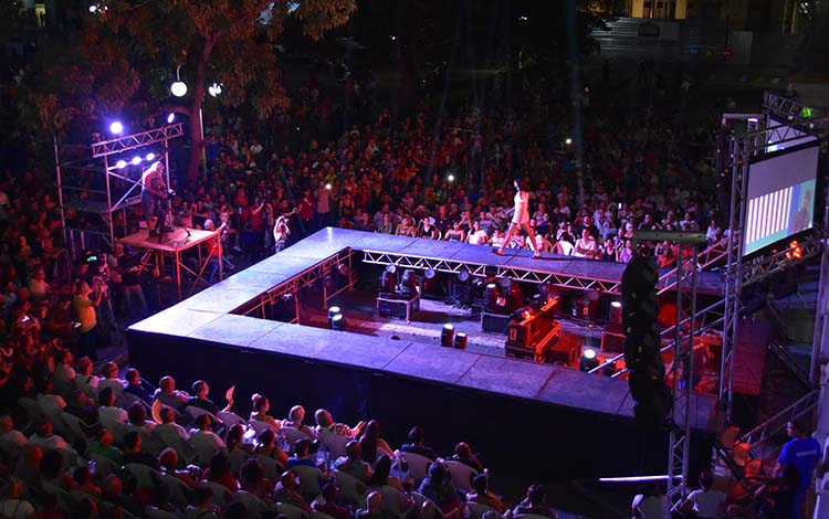 Pasarela de Exuberarte, en Santa Clara.