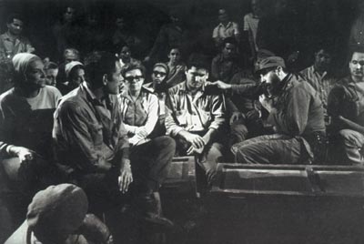 Visita de Fidel al Grupo Teatro Escambray, 1971 Visita de Fidel al Grupo Teatro Escambray, 1971
