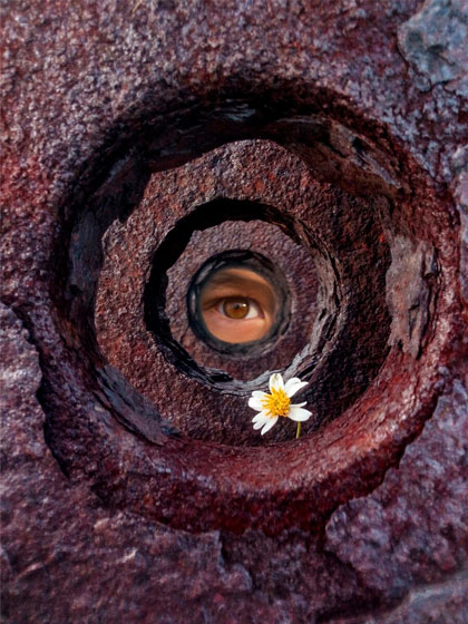 Obra El ojo que te ve, de íngel Joaquín Cabrera Pérez. Obra El ojo que te ve, de íngel Joaquín Cabrera Pérez.