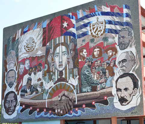 Mural La hermandad entre México y Cuba Mural La hermandad entre México y Cuba