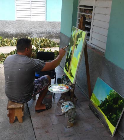 Pintores participantes en el Evento de Ramón, en Seibabo, Manicaragua. Pintores participantes en el Evento de Ramón, en Seibabo, Manicaragua.