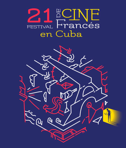 Cartel del 21 Festival de Cine Francés en Cuba. Cartel del 21 Festival de Cine Francés en Cuba.