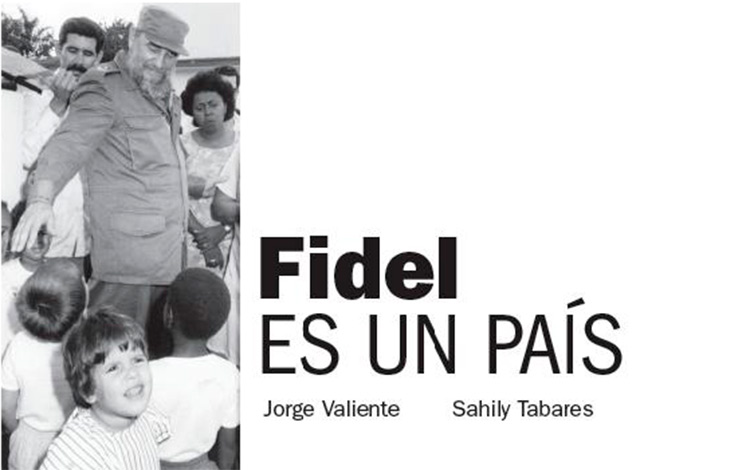 Libro de fotografías Fidel es un país.
