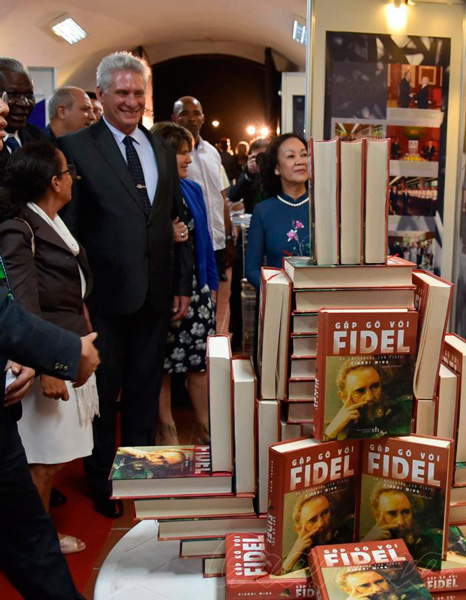 Libros de Fidel en el Pabellón de Vietnam Foto: Ariel Cecilio Lemus Libros de Fidel en el Pabellón de Vietnam Foto: Ariel Cecilio Lemus