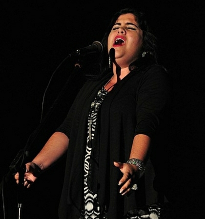 Cantante Patricia Casañas.