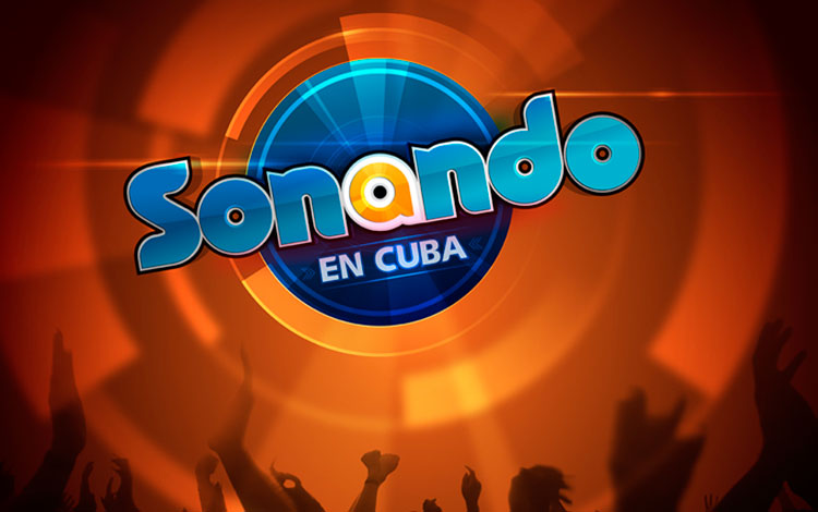 Cartel del programa Sonando en Cuba.