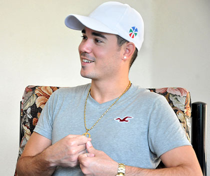 Duani Ramos, cantante de Moncada.