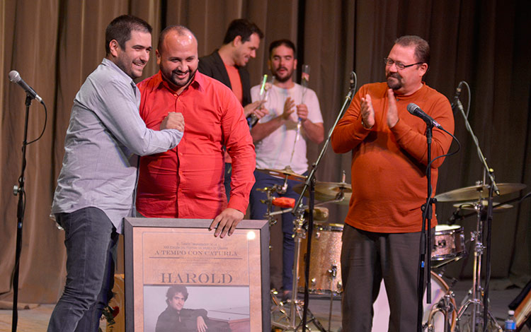 Harold López-Nussa en concierto, Santa Clara Harold López-Nussa en concierto, Santa Clara