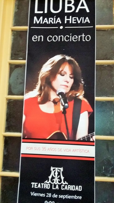 Poster del concierto de Liuba Poster del concierto de Liuba