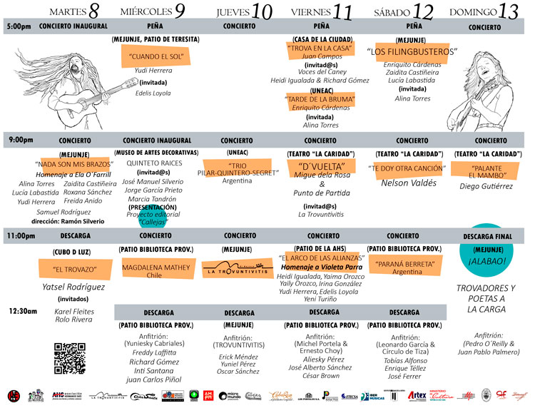 Programa del Festival Longina 2019.