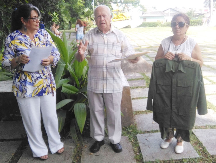 Entrega de donación al Sitio Museo Acción contra el Tren Blindado. Entrega de donación al Sitio Museo Acción contra el Tren Blindado.
