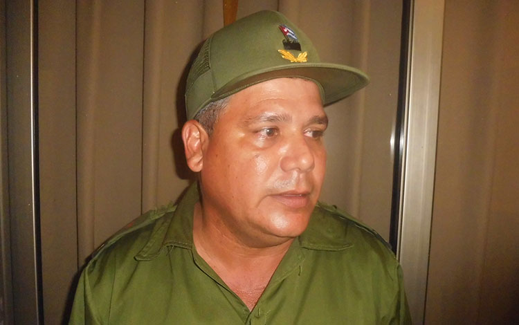 Julio Lima Corzo, presidente del Consejo de Defensa Provincial de Villa Clara.