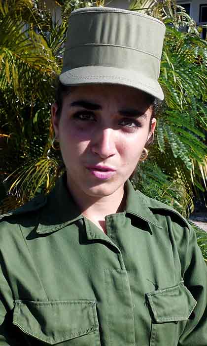 Cadete Elianny Abreu.