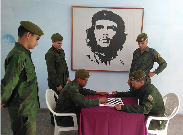 Recreación de los soldados de las Tropas Especiales Recreación de los soldados de las Tropas Especiales