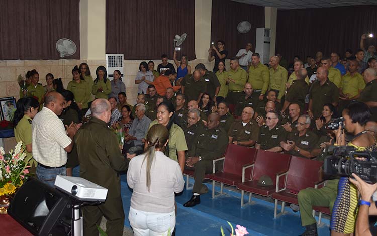 Acto por el aniversario 58 del Ministerio del Interior en Villa Clara.