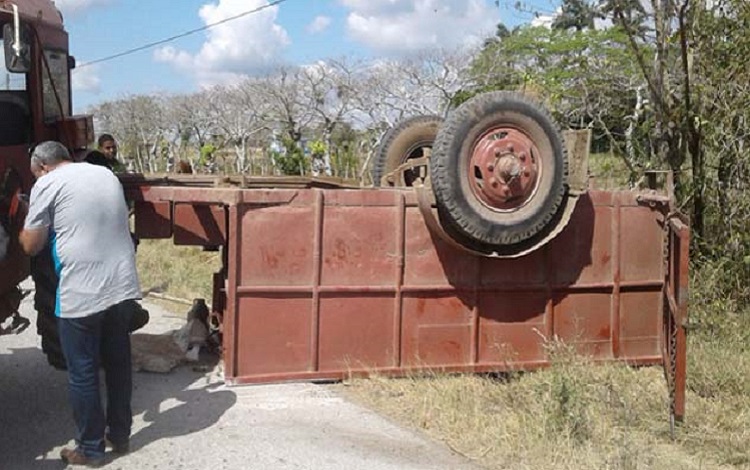 accidente de tránsito en Placetas 