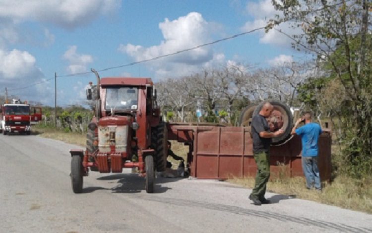 Accidente en Placetas