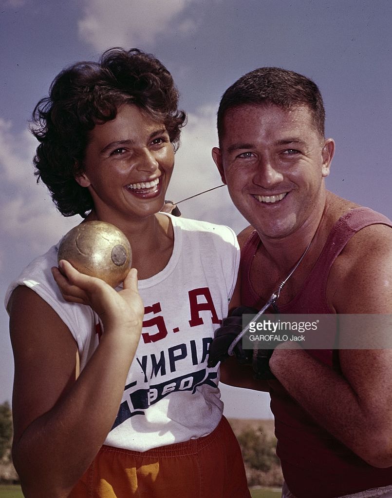 Harold Connolly y Olga Fikotova Harold Connolly y Olga Fikotova