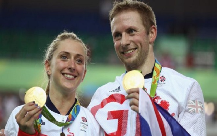 Laura Trott y Jason Kenny