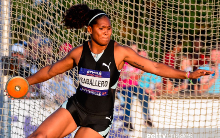 Denia Caballero, campeona mundial de atletismo. Denia Caballero, campeona mundial de atletismo.