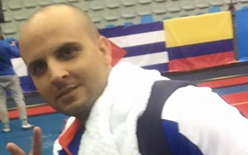 Esnardo Soto Santiesteban, entrenador de la selección de gimnasia artística Esnardo Soto Santiesteban, entrenador de la selección de gimnasia artística