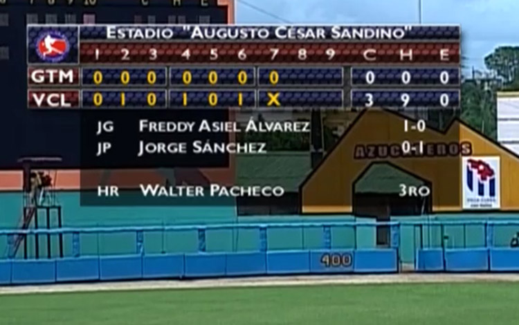 Villa Clara vs Guantánamo, Sandino de Villa Clara Villa Clara vs Guantánamo, Sandino de Villa Clara
