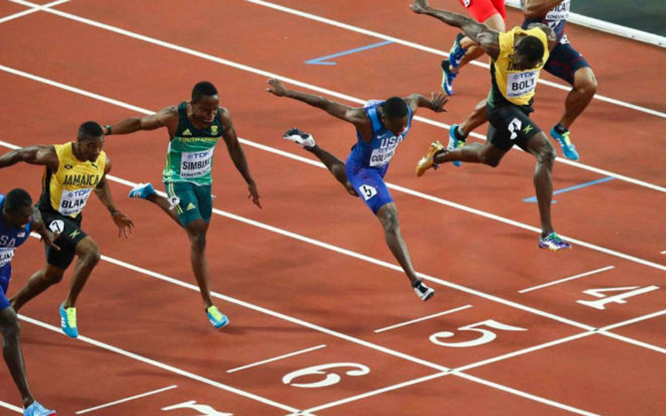 Usain Bolt en Londres