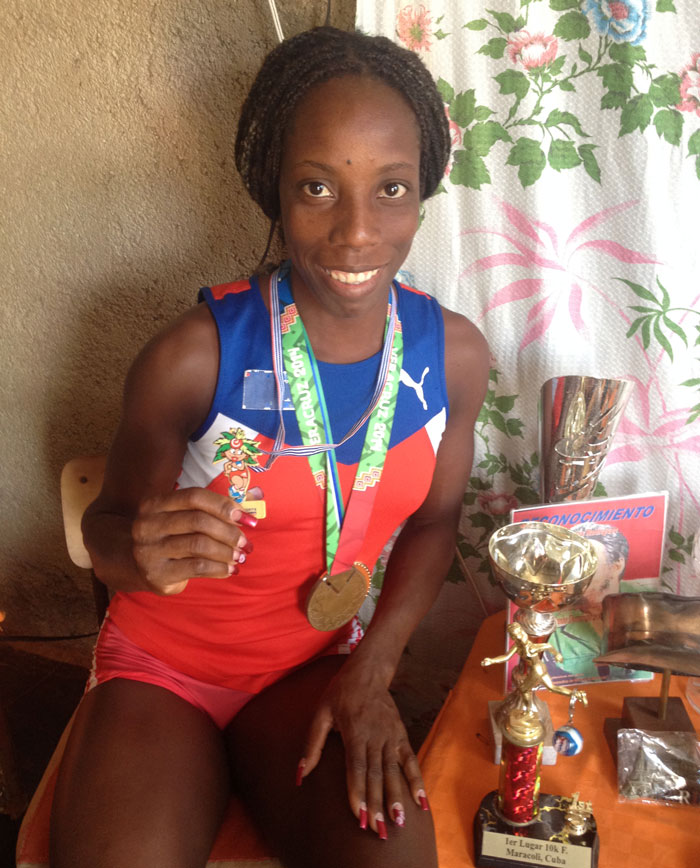 Yudileyvis Castillo Tumbarell Yudileyvis Castillo Tumbarell, campeona del maratón de Marabana 2018.