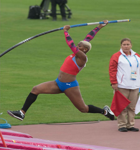 Yarisley Silva, oro en salto con garrocha en Lima 2019. Yarisley Silva, oro en salto con garrocha en Lima 2019.
