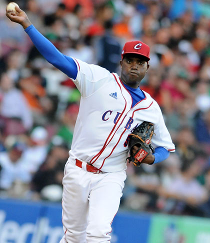Vladimir Baños. Vlaldimir Baños, ganador del juego contra México, en Serie del Caribe.