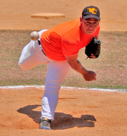 Yanni Delgado, pitcher de Santa Clara. Yanni Delgado, pitcher de Santa Clara.