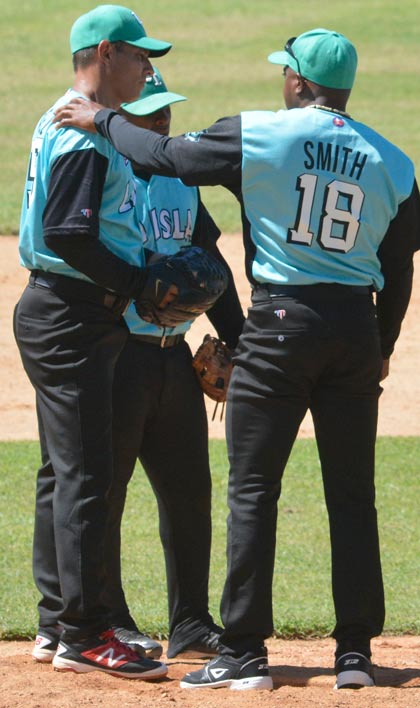 Wilber Pérez, pitcher de la Isla de la Juventud, en juego contra Villa Clara. Wilber Pérez, pitcher de la Isla de la Juventud, en juego contra Villa Clara.