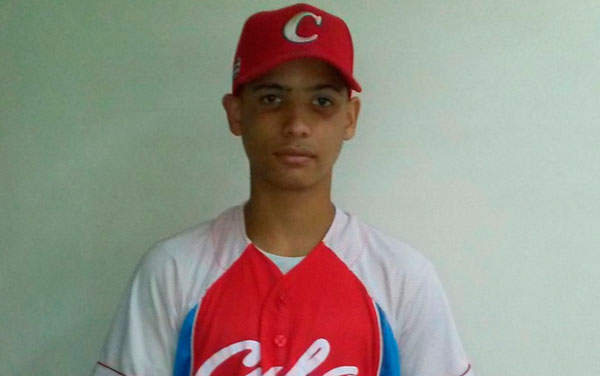Edgar Joel Quero, receptor villaclareño, integrante del Todos Estrellas, Copa Mundial sub 15.