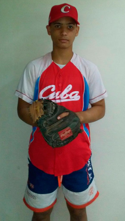 Edgar Joel Quero, receptor villaclareño, integrante del Todos Estrellas, Copa Mundial sub 15. Edgar Joel Quero, receptor villaclareño, integrante del Todos Estrellas, Copa Mundial sub 15.