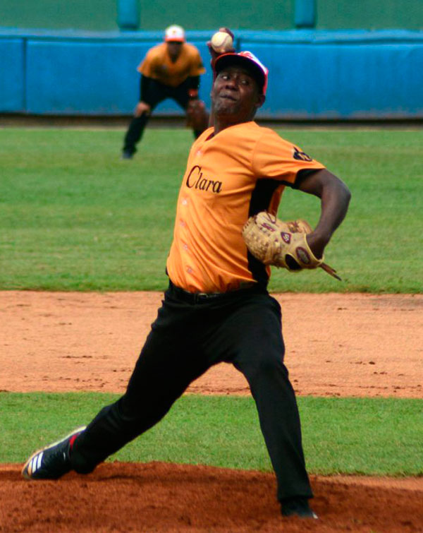 Alain Sánchez, ganador del segundo juego del play off Villa Clara contra Sancti Spíritus. Alain Sánchez, ganador del segundo juego del play off Villa Clara contra Sancti Spíritus.
