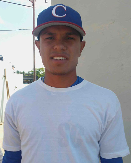 Ernesto Puñales, pitcher de Villa Clara. Ernesto Puñales, pitcher de Villa Clara.