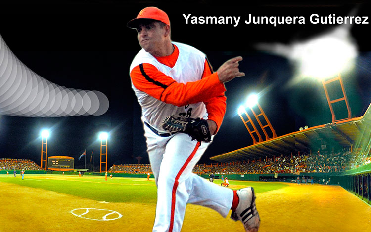 Yasmany Junquera Gutiérrez, pitcher de Remedios, Villa Clara.