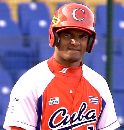 Receptor Yosvani Alarcón, Cuba, Béisbol.